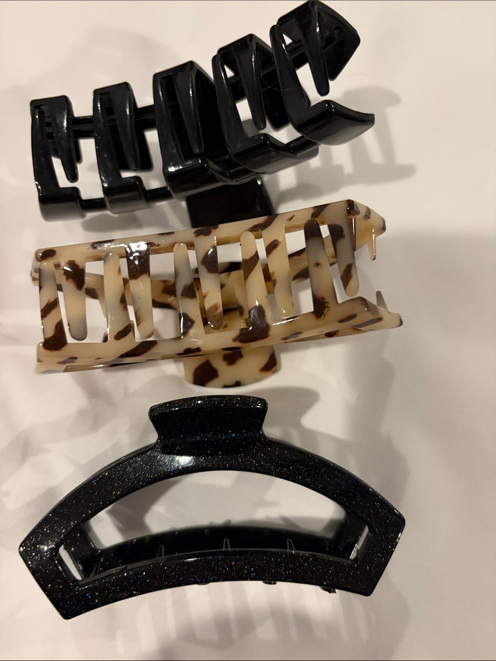 Teleties Medium Hair Clip Three Piece Assortment - Picture 2 of 6